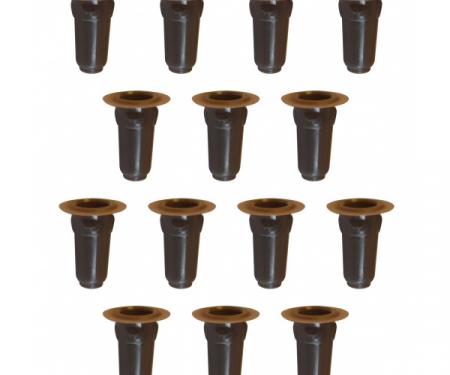 1967-69 Camaro Or Firebird Coupe Front Windshield Molding Clip Set - Complete Midnight Oil