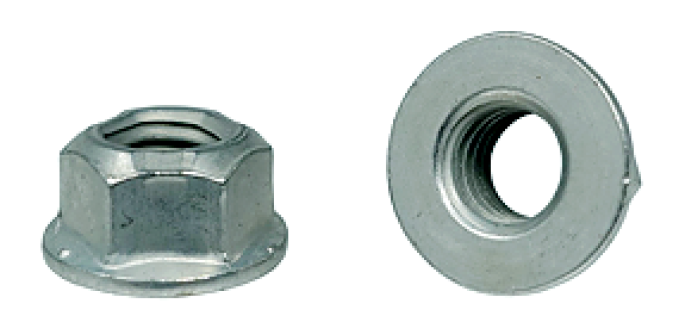 AMK 3/8-16 Grade 5 Automation Flange Locknut .75 Deep B-12901