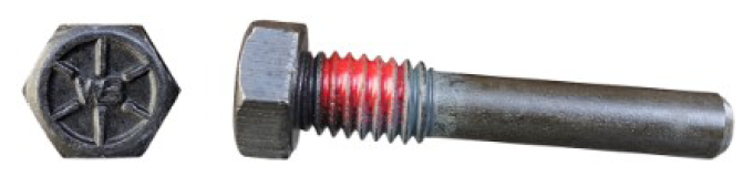 AMK 3/8-16 x 1.82 Grade 8 Caliper Pin Phosphate w NYL B-10153