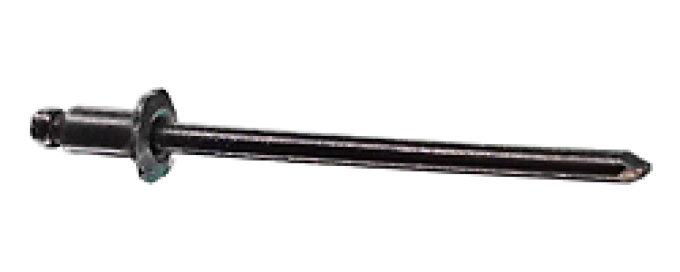 AMK ROSETTE RIVET, Stainless Steel / Black Oxide B-15486