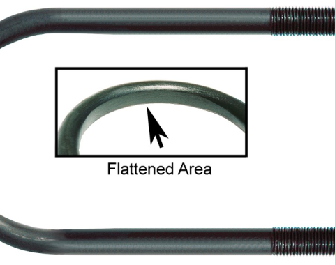 AMK 7/16-20 x 6 3/4 Grade 8 Forged U-Bolt 3.50 C-C B-13224