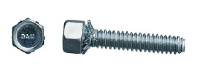 AMK 10-24 x 1.0 Hex Countersunk External SEMS Zinc B-12298