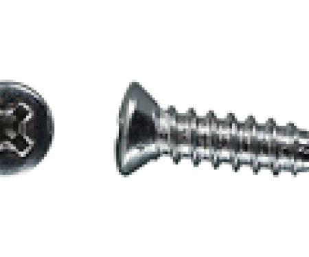 AMK #8 x 5/8 Panhead Oval Pinch Point 6HD Chrome B-12121