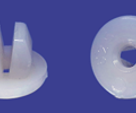 AMK #8 - 10 Nylon Nut for .281-.294 Square Hole B-13694