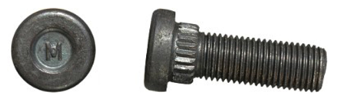 AMK 7/16-20 x 1.38 Wheel Bolt Plain B-11377