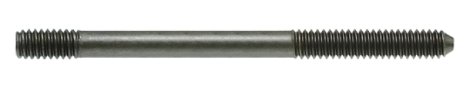 AMK 1/4-20 x 3.50 Double Ended Stud .60 & 1.25 TL Phosphate B-10031