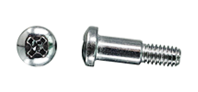 AMK 8-32 x .65 Panhead PN MS .19 x .34 Shoulder SS/CHROME B-11489