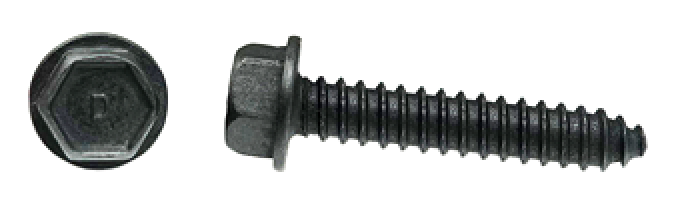 AMK #14 x 1 1/4 Hex Washer AB Phosphate B-12114