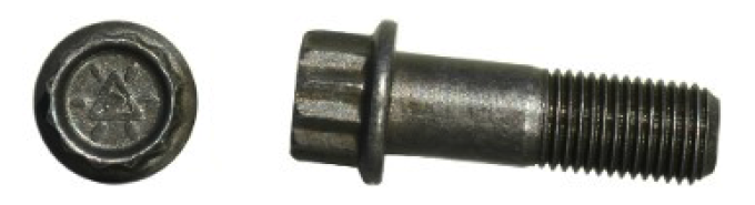 AMK 3/8-24 x 1 3/16 Grade 8 12 PT Flange Bolt Phosphate B-12734