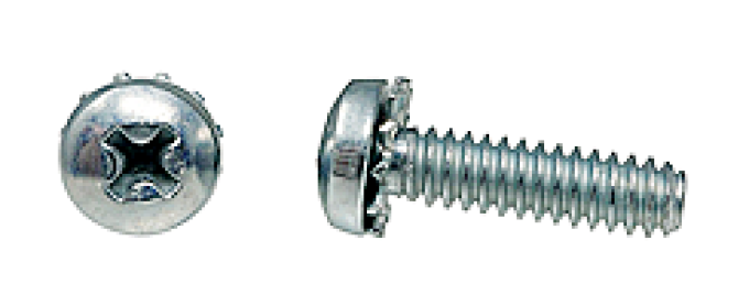 AMK 10-24 x 3/4 Panhead PN External SEMS Zinc B-12539