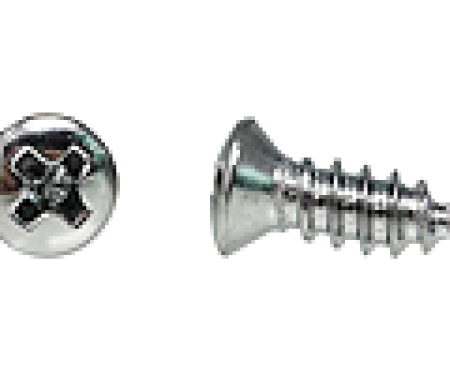 AMK #8 x 1/2 Panhead Oval AB 6HD SS/CHROME B-12116
