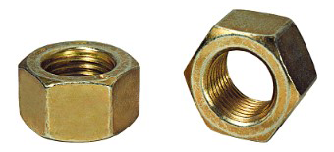 AMK 1/2-20 Grade 8 Finish Hex Nut Zinc Dichromate B-10500