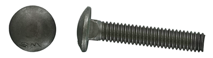 AMK 5/16-18 x 1 3/4 Grade 2 Carriage Bolt Phosphate B-12742