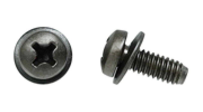 AMK 8-32 x 7/16 Panhead PN .38 Coni SEMS Phosphate B-10848