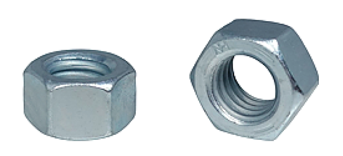 AMK 3/8-16 Grade 5 Finish Hex Nut Zinc B-12789
