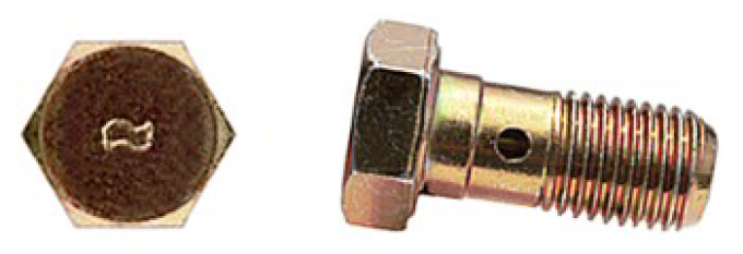 AMK 7/16-20 x .93 Brake Hose Inlet Bolt Zinc Dichromate B-10190