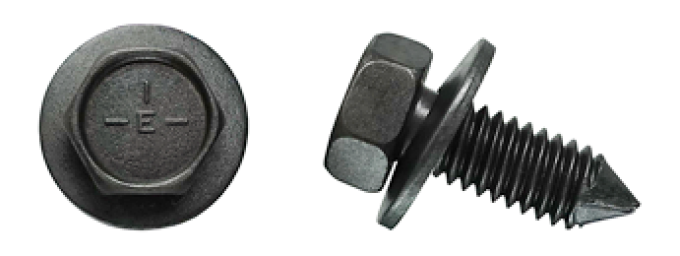 AMK 5/16-18 x 7/8 Hex .75 Coni SEMS PP "E" Headmark Phosphate B-13317
