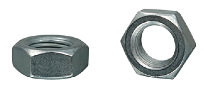 AMK 1/2-20 Jam Hex Nut .32 TK Zinc B-12800