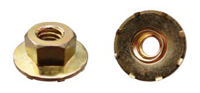AMK 1/4-20 Peri Keps Nut .75 Deep Zinc Dichromate B-13436