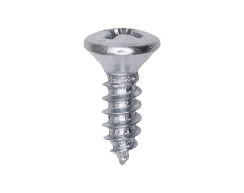 AUVECO #10 X 5/8'' Phillips Oval Head Tapping Screw - Zinc 2580
