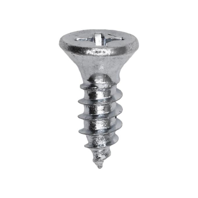 AUVECO #8 X 1/2'' Phillips Flat Head Tapping Screw - Zinc 5655