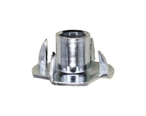 AUVECO 5/16-18 X 3/8'' Tee Nut - 4-Prong Slimline 11326