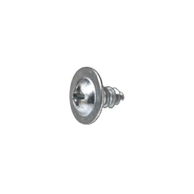AUVECO #10 X 3/8'' Phillips Round Washer Head Tapping Screw - Zinc 2178