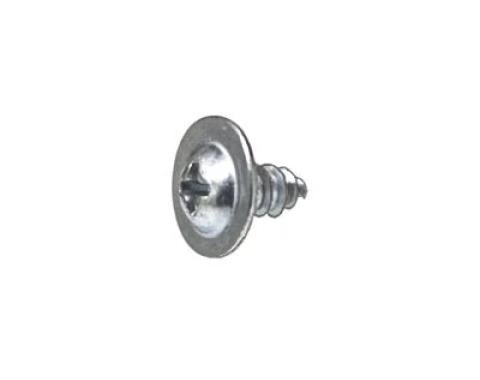 AUVECO #10 X 3/8'' Phillips Round Washer Head Tapping Screw - Zinc 2178