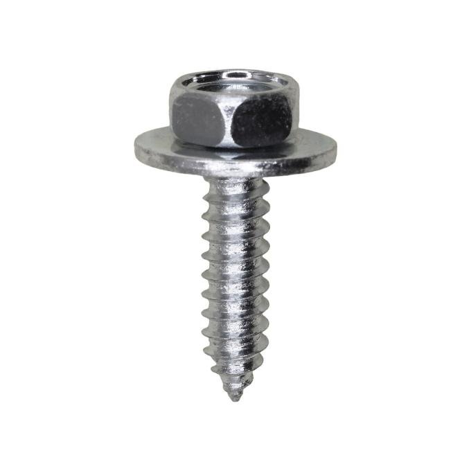 AUVECO #14 X 1'' Hex Head Sems® Tapping Screw - Zinc 2989