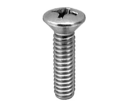 AUVECO 6-32 X 1/2'' Phillips Oval Head Machine Screw - Zinc 16363