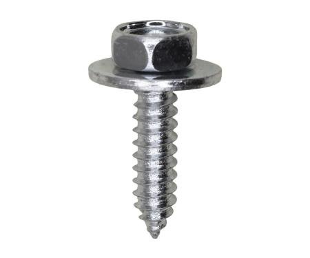 AUVECO #14 X 1'' Hex Head Sems® Tapping Screw - Zinc 2989