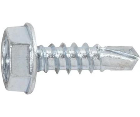 Hex Washer Head Tapping Screw W/ Teks® Point #6 X 1/2'' - Zinc 24110