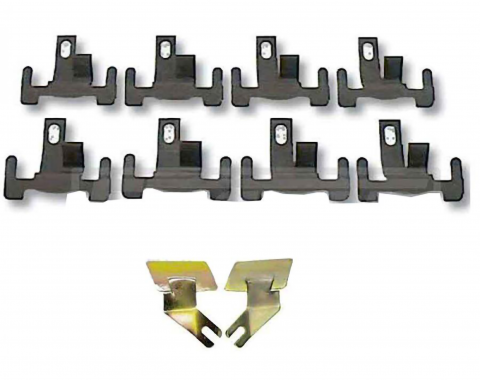 Redline Restomotive® 1967-1969 Camaro / Firebird Lower Windshield Molding Clip Kit