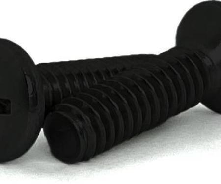 8-32 X 3/4 BLACK ICE OVAL HEAD PHILLIPS MACHINE SCREW 18-8 STAINLESS