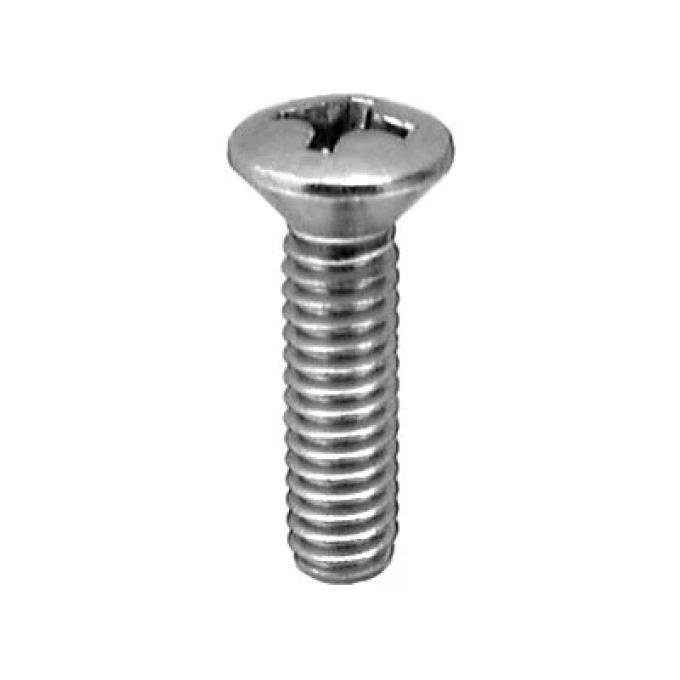 AUVECO 8-32 X 1/2'' Phillips Oval Head Machine Screw - Zinc 16368