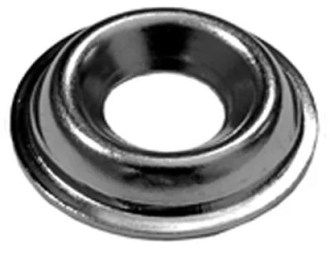 AUVECO #8 Flange Countersunk Washer - Nickel/Brass 2515