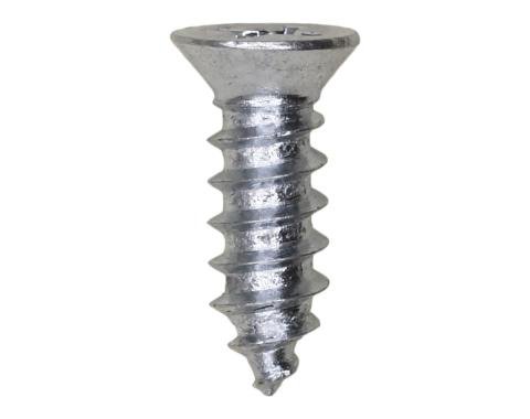 AUVECO #8 X 1/2'' (#6 Head) Phillips Flat Head Tapping Screw - Zinc 2804