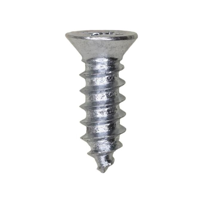 AUVECO #8 X 1/2'' (#6 Head) Phillips Flat Head Tapping Screw - Zinc 2804
