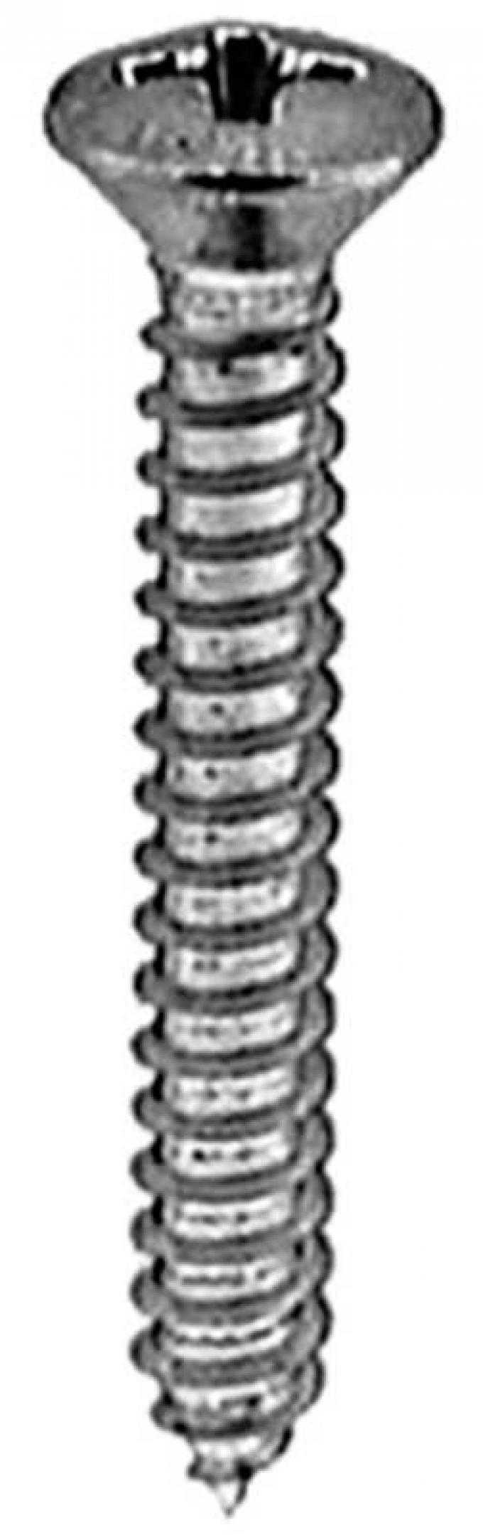 Disco Chrome Sheet Metal Screws 8 x 1 1/4" #8 Hd Phil Oval 6303