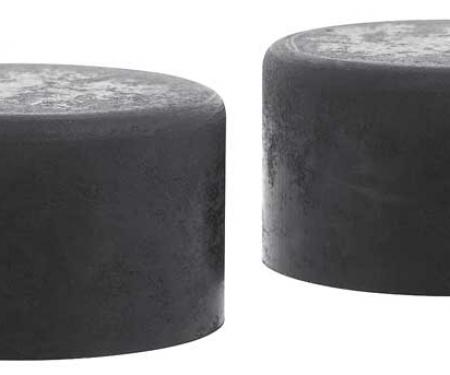 Disco Black Rubber Bumpers 27/64" Hole 7/8" Diameter 13270