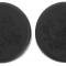 Disco Black Rubber Bumpers 27/64" Hole 7/8" Diameter 13270
