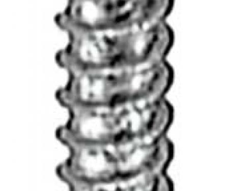 Disco Chrome Sheet Metal Screws 8 x 1 1/2" #6 Hd Phil Oval Hd 6404